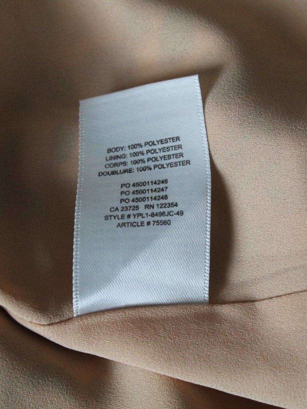 Babaton Wallace Short-sleeve Wrap Dress Raw Sienna Black / Size XS - Picture 9 of 9